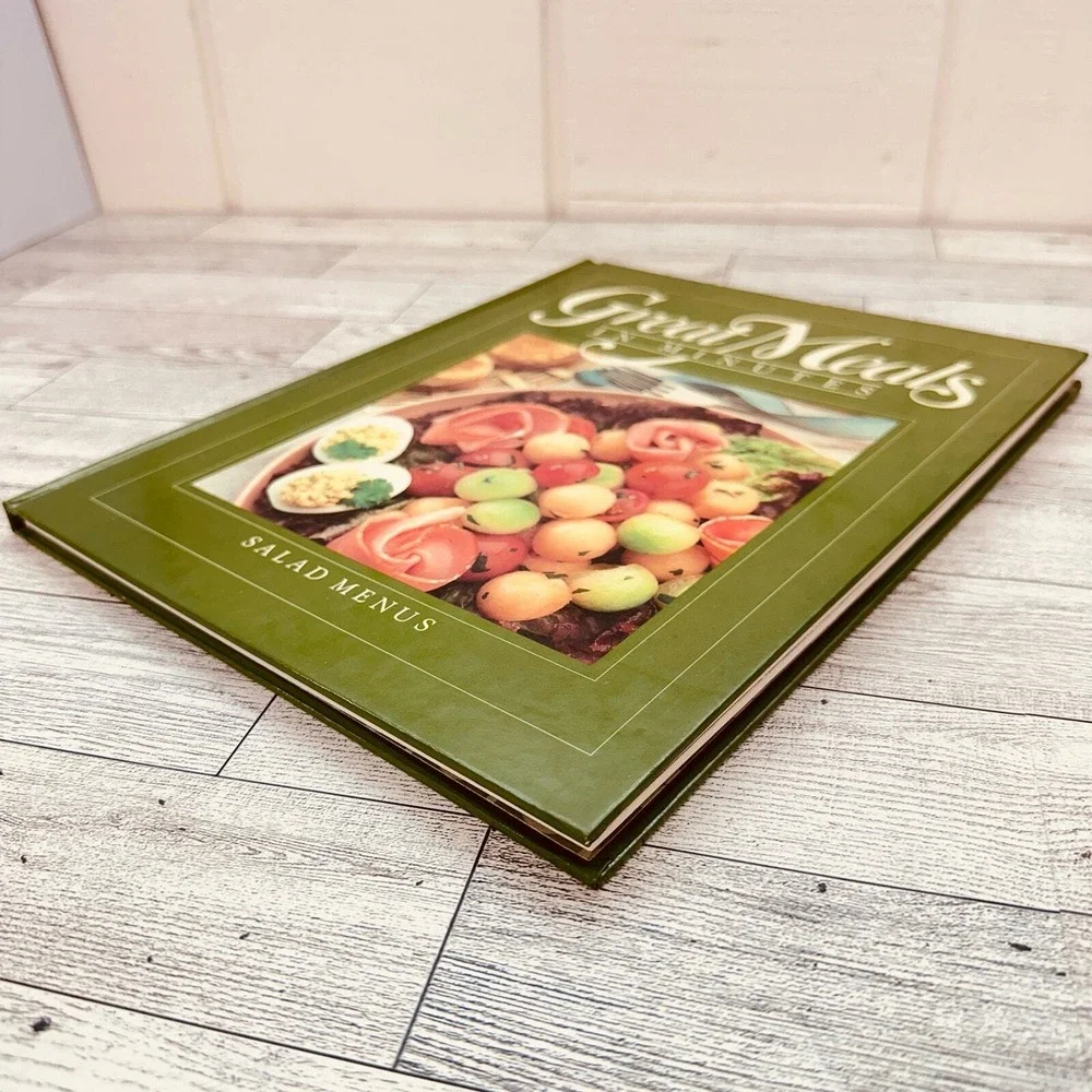 1985 Salad Menus Great Meals in Minutes Time-Life Books Cookbook‎ HC Vtg